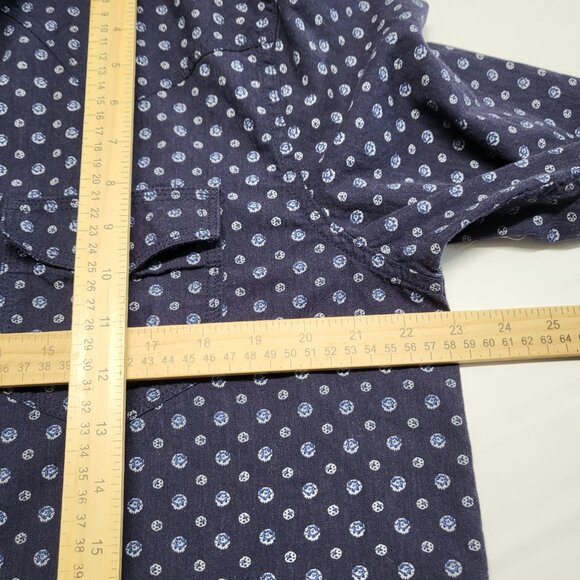 Moon Shine Spirit Shirt  Pearl Snap Mens Large Long Sleeve Brad Paisely Western - Picture 13 of 15